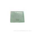 Small Light Green Female Wallet